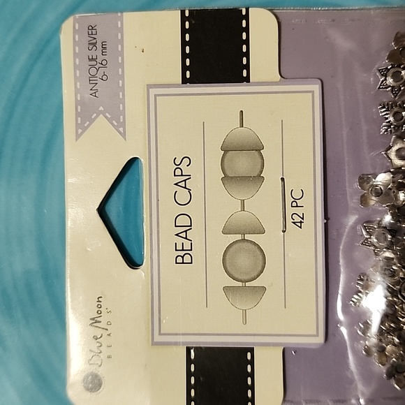 BEAD CAPS ANTIQUE SILVER 6-16 MM - Picture 2 of 5